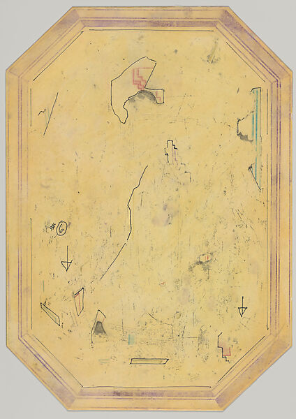 Jewels/Theme VI, Eldzier Cortor (American, Richmond, Virginia 1916–2015 Seaford, New York), Mezzotint with etching in black and color aquatint with etching