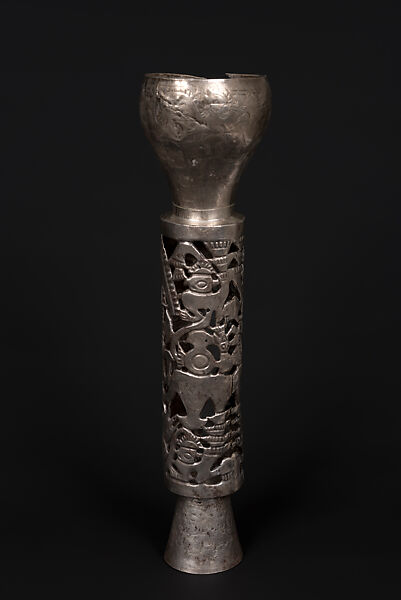 Goblet, Silver, Chimú 