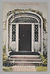 Doorway to Cate House, Castine, Maine, Photomechanical print