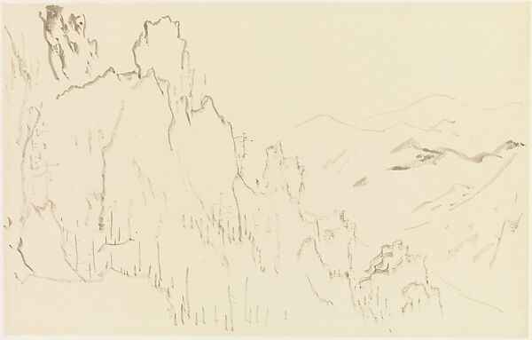 Landscape Sketches, Xie Zhiliu (Chinese, 1910–1997), Drawing; twenty-two unmounted sheets; ink on paper, China