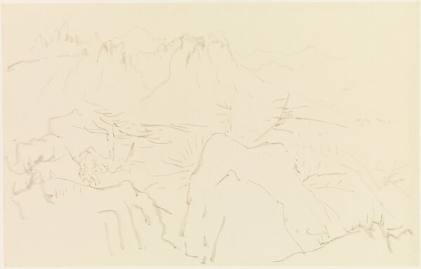 Landscape Sketches, Xie Zhiliu (Chinese, 1910–1997), Drawing; twenty-two unmounted sheets; ink on paper, China