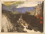 Flora and Landscape (Paintings for Xie Zhiliu), Wu Hao (Chinese, born 1930), Twelve unmounted album leaves; ink and color on paper, China