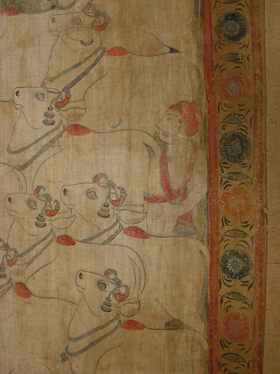 Hanging, Cotton, India (Rajasthan, Nathdwara, Udaipur)