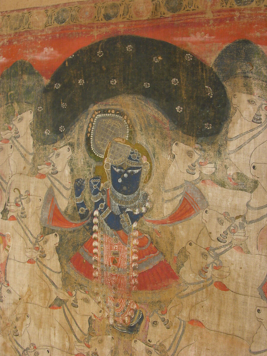 Hanging, Cotton, India (Rajasthan, Nathdwara, Udaipur)