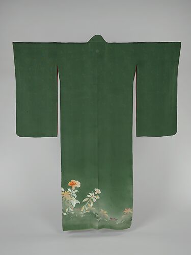 Kimono with Cockscomb Flowers