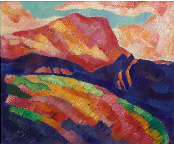 Mont Sainte-Victoire, Marsden Hartley (American, Lewiston, Maine 1877–1943 Ellsworth, Maine), Oil on canvas 