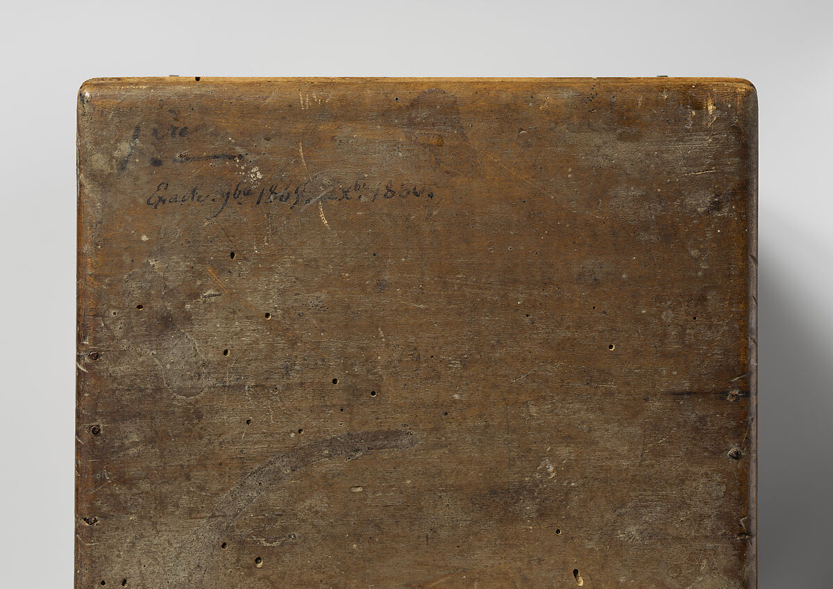 [Daguerreotype Plate Box], Unknown (French), Linden wood, plated iron, iron-gall ink