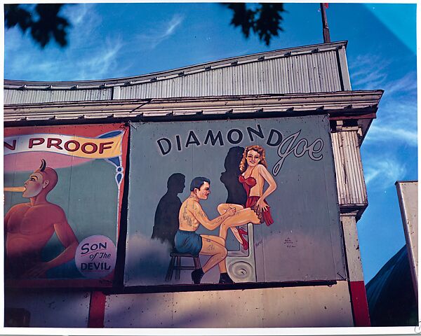 [Sideshow Signs, Santa Monica, California], Walker Evans (American, St. Louis, Missouri 1903–1975 New Haven, Connecticut), Dye transfer print 