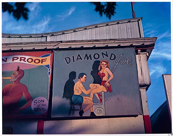 [Sideshow Signs, Santa Monica, California], Walker Evans (American, St. Louis, Missouri 1903–1975 New Haven, Connecticut), Dye transfer print 