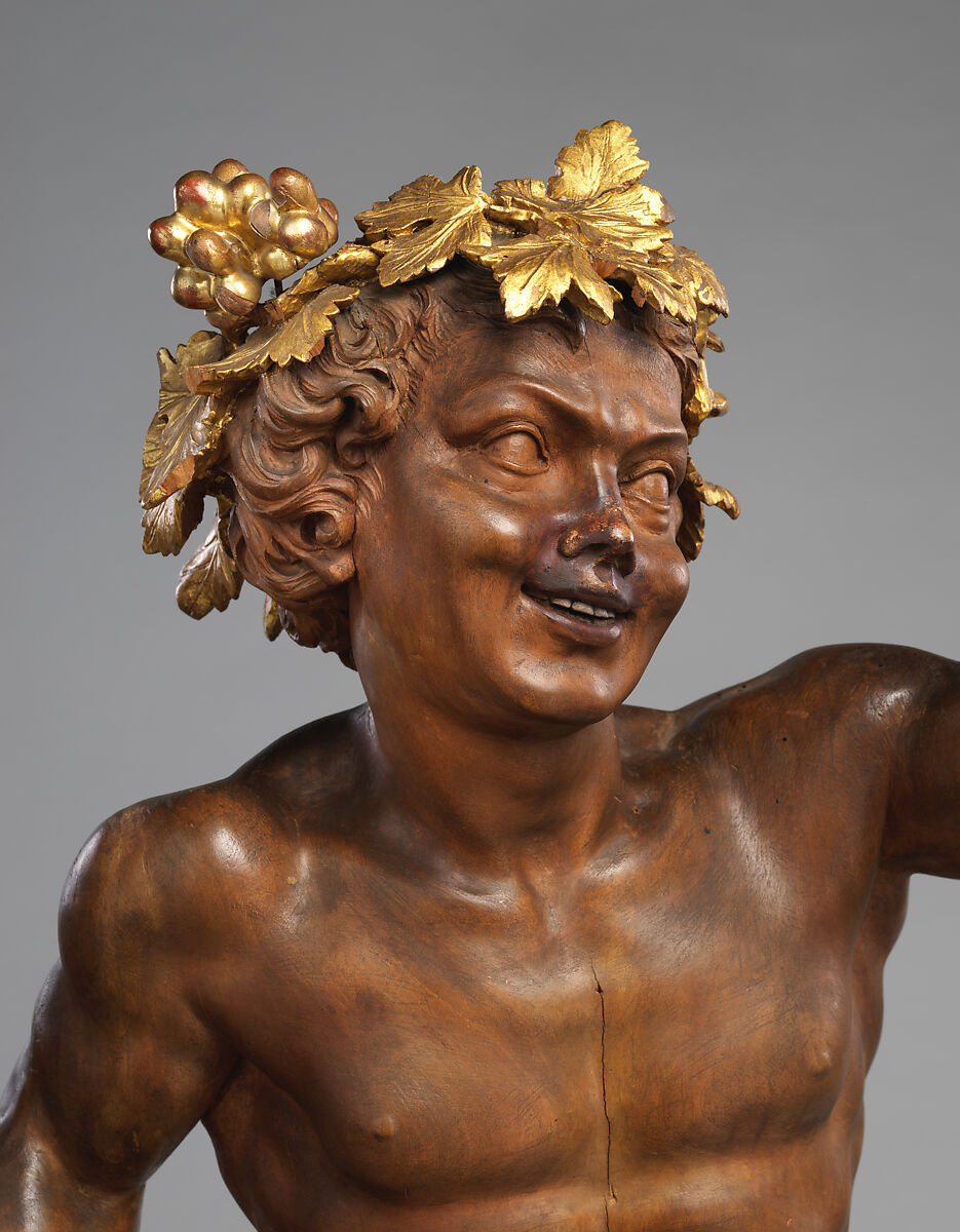 Allegory of Autumn (Bacchus), Filippo Parodi (Italian, Genoa 1630–1702 Genoa) and Workshop, Carved poplar, varnished and gilt, Italian, Genoa
