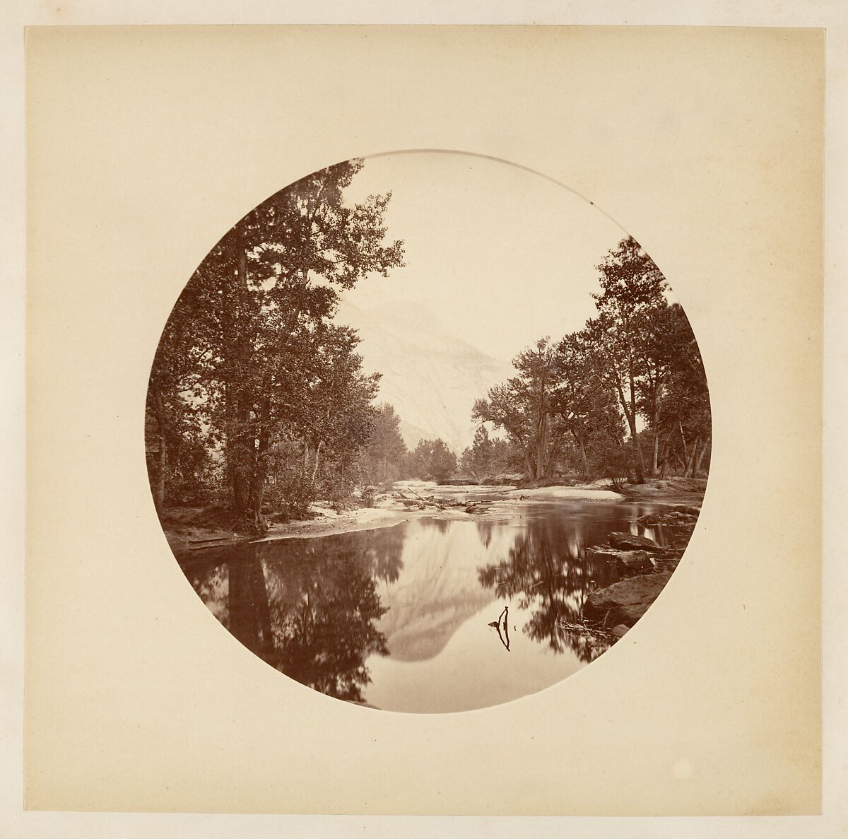 [Yosemite National Park, California], Carleton E. Watkins (American, 1829–1916), Albumen silver print from glass negative 