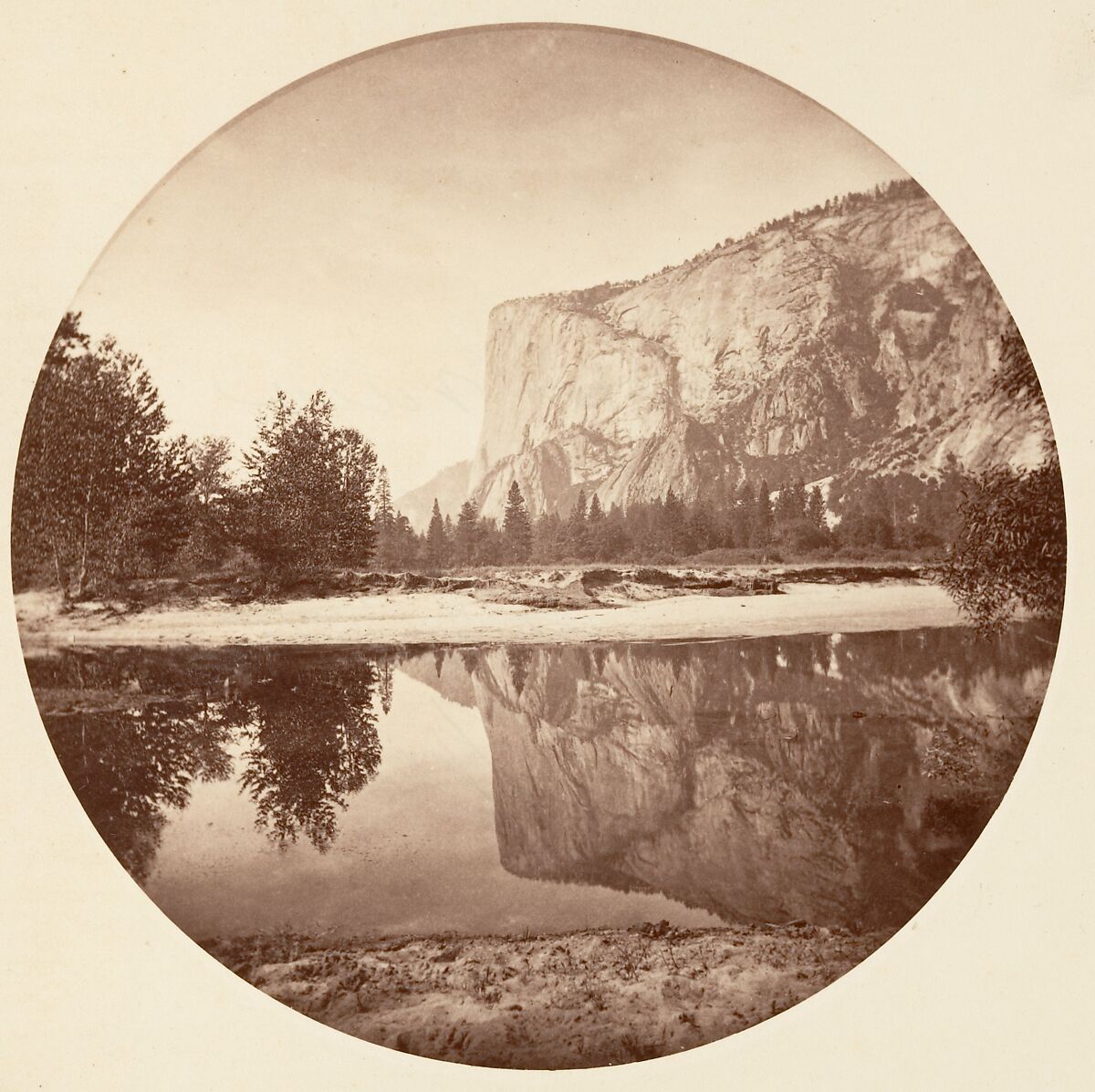 [Yosemite National Park, California], Carleton E. Watkins (American, 1829–1916), Albumen silver print from glass negative 