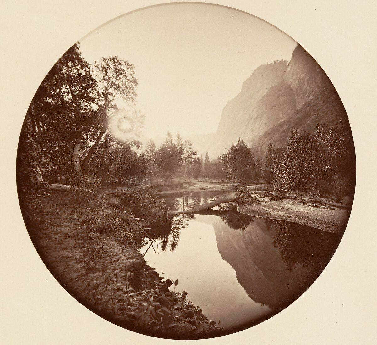 [Yosemite National Park, California], Carleton E. Watkins (American, 1829–1916), Albumen silver print from glass negative 