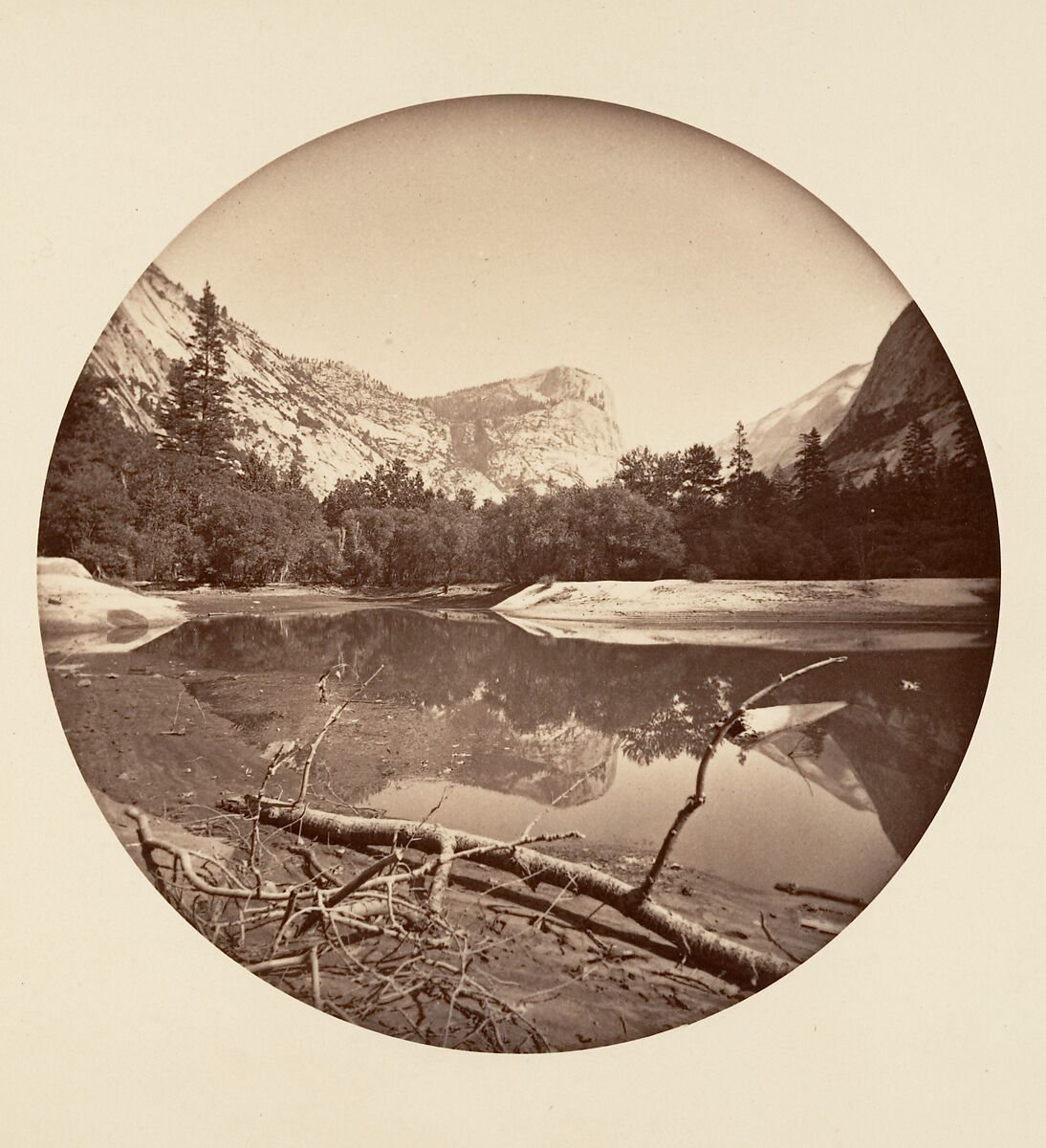 [Yosemite National Park, California], Carleton E. Watkins (American, 1829–1916), Albumen silver print from glass negative 