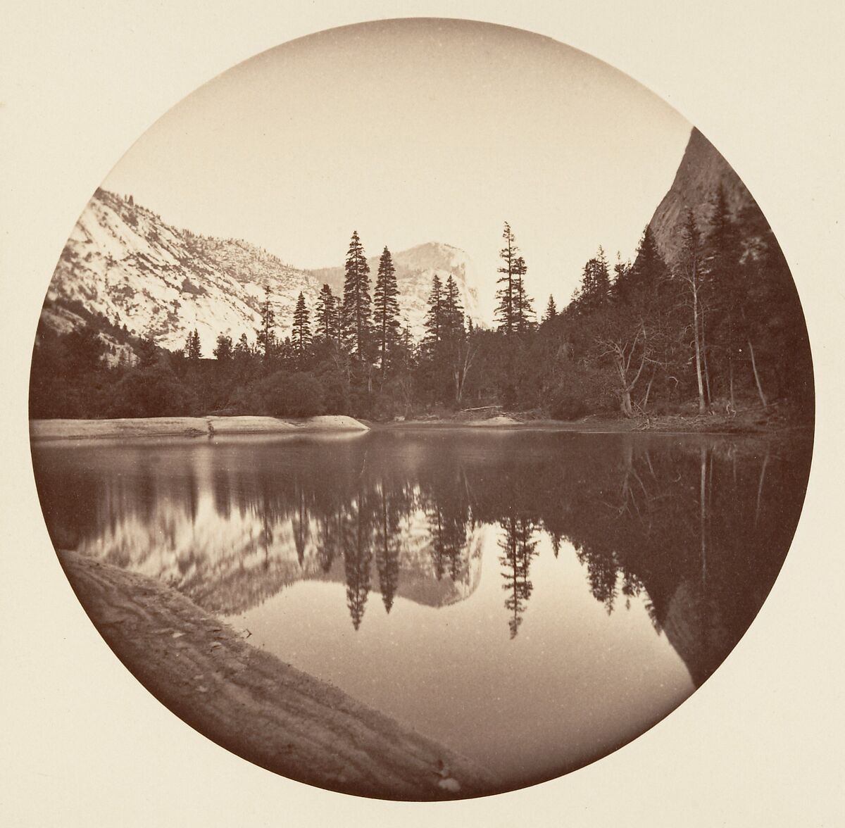 [Yosemite National Park, California], Carleton E. Watkins (American, 1829–1916), Albumen silver print from glass negative 
