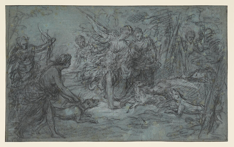 Diana and her Companions Hunting Wild Boar