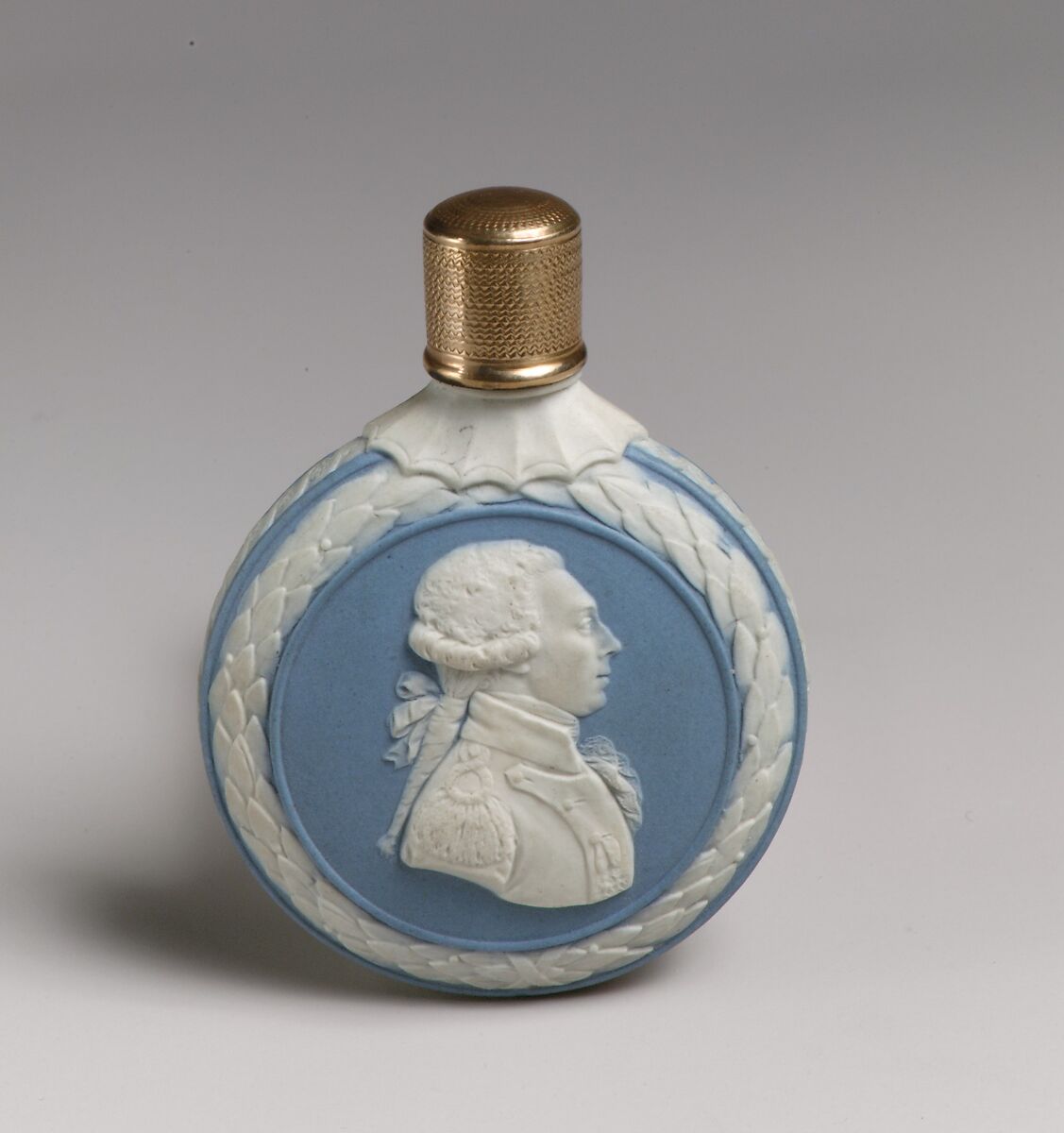 Scent Bottle, Earthenware, British 