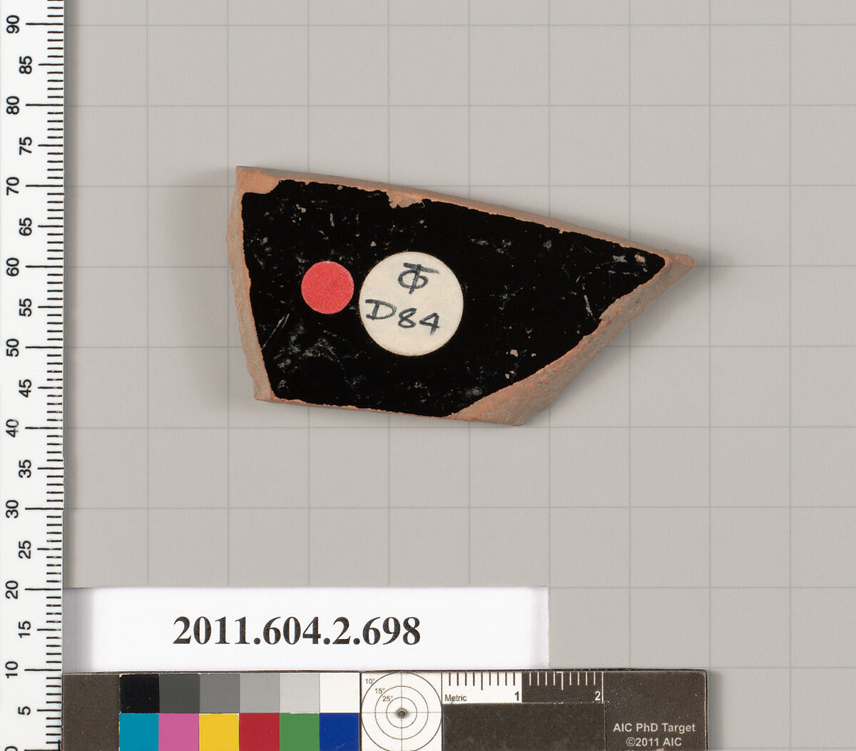 Terracotta fragment of a calyx-krater (bowl for mixing wine and water), Terracotta, Greek, Attic