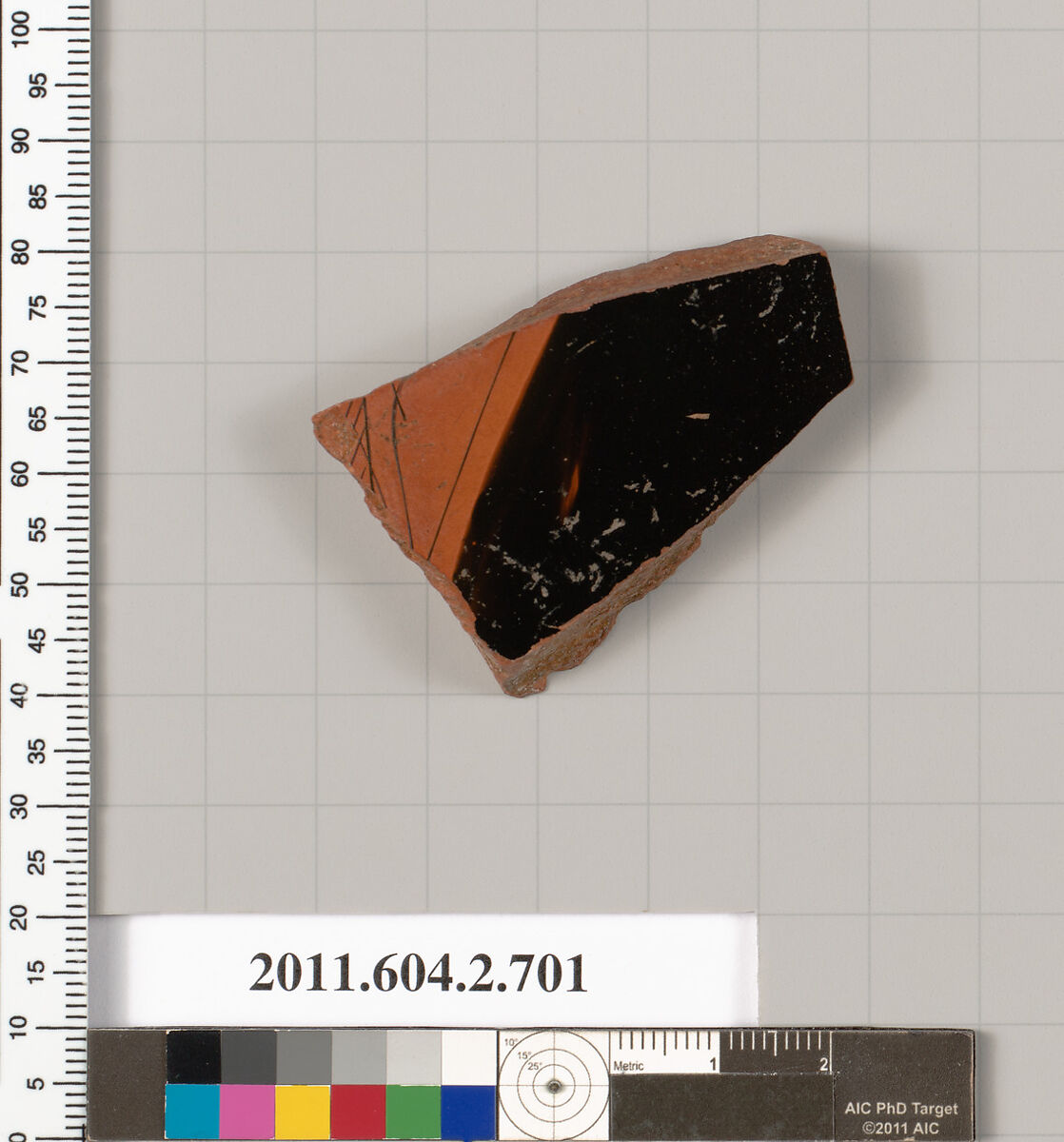 Terracotta fragment of a calyx-krater (bowl for mixing wine and water), Terracotta, Greek, Attic 