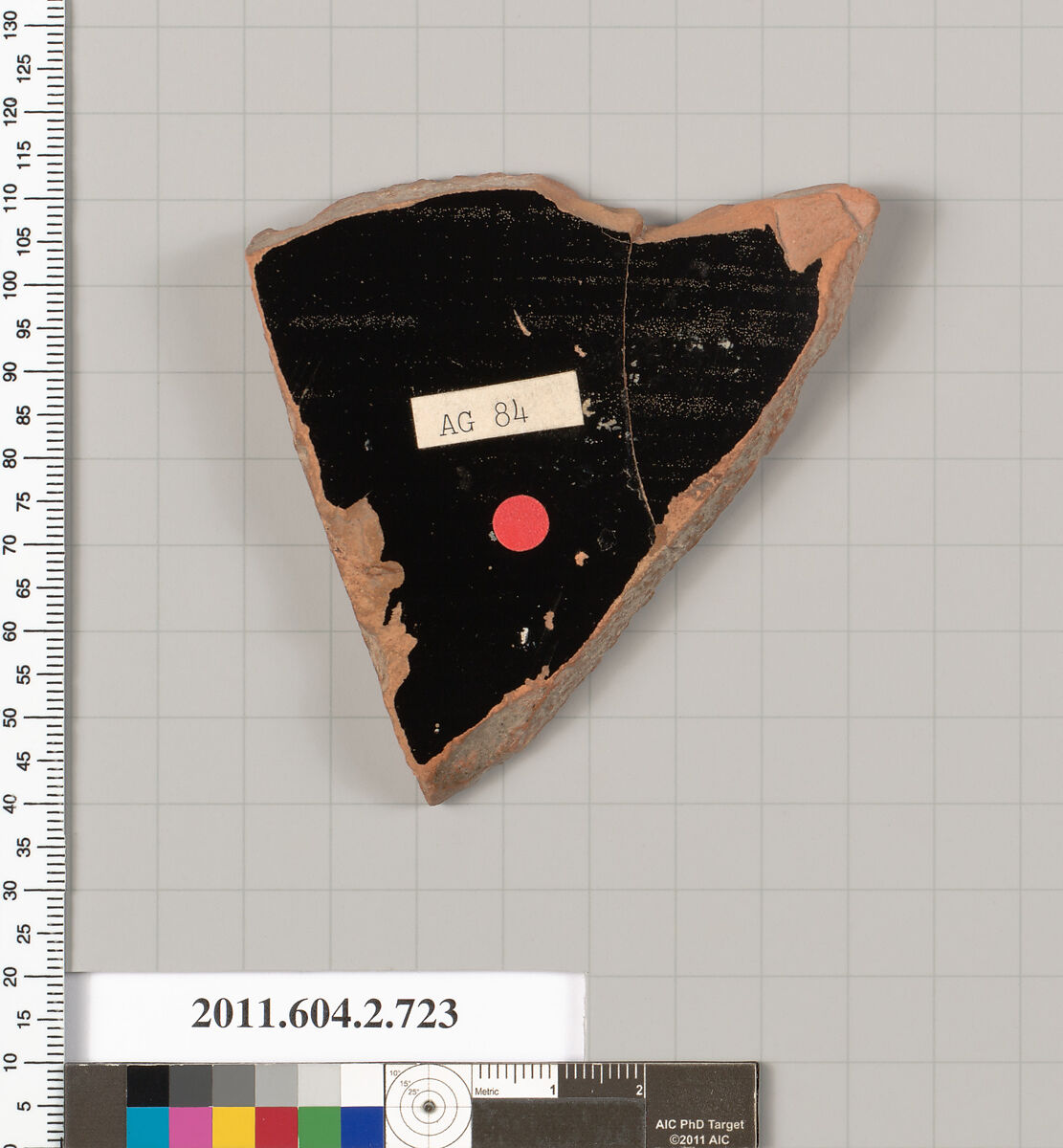 Terracotta fragment of a calyx-krater (bowl for mixing wine and water), Terracotta, Greek, Attic