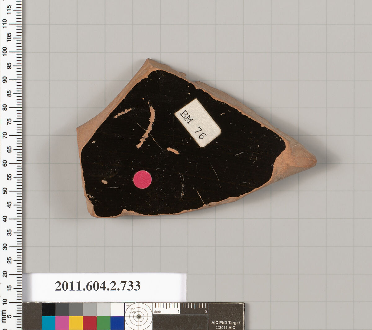 Terracotta fragment of a calyx-krater (bowl for mixing wine and water), Terracotta, Greek, Attic