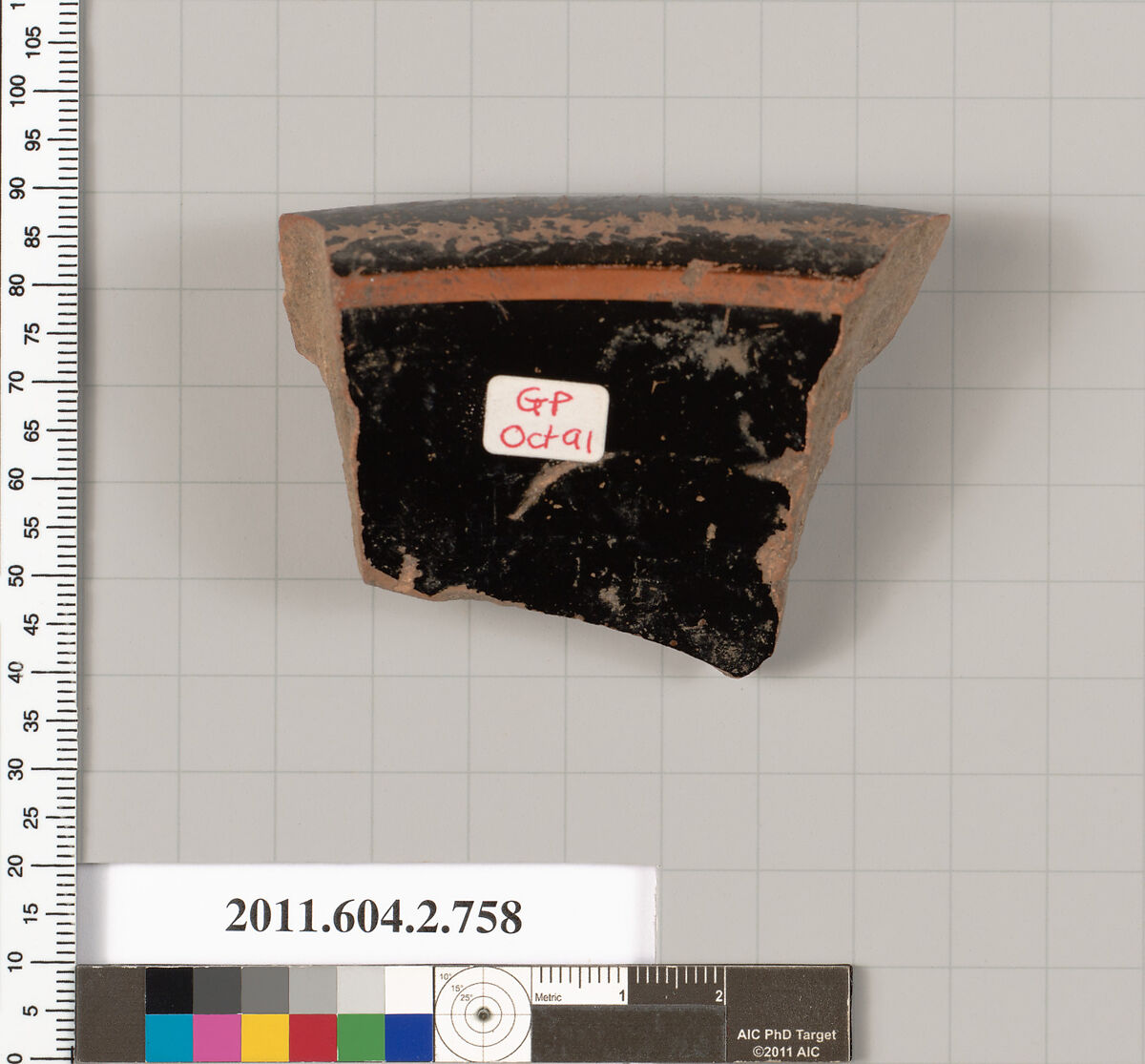 Terracotta fragment of a calyx-krater (bowl for mixing wine and water), Terracotta, Greek, Attic