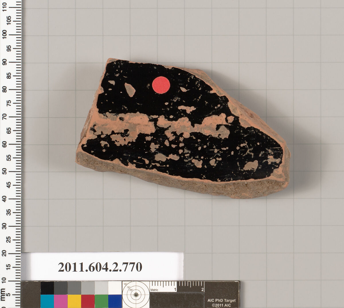 Terracotta fragment of a calyx-krater (bowl for mixing wine and water), Terracotta, Greek, Attic