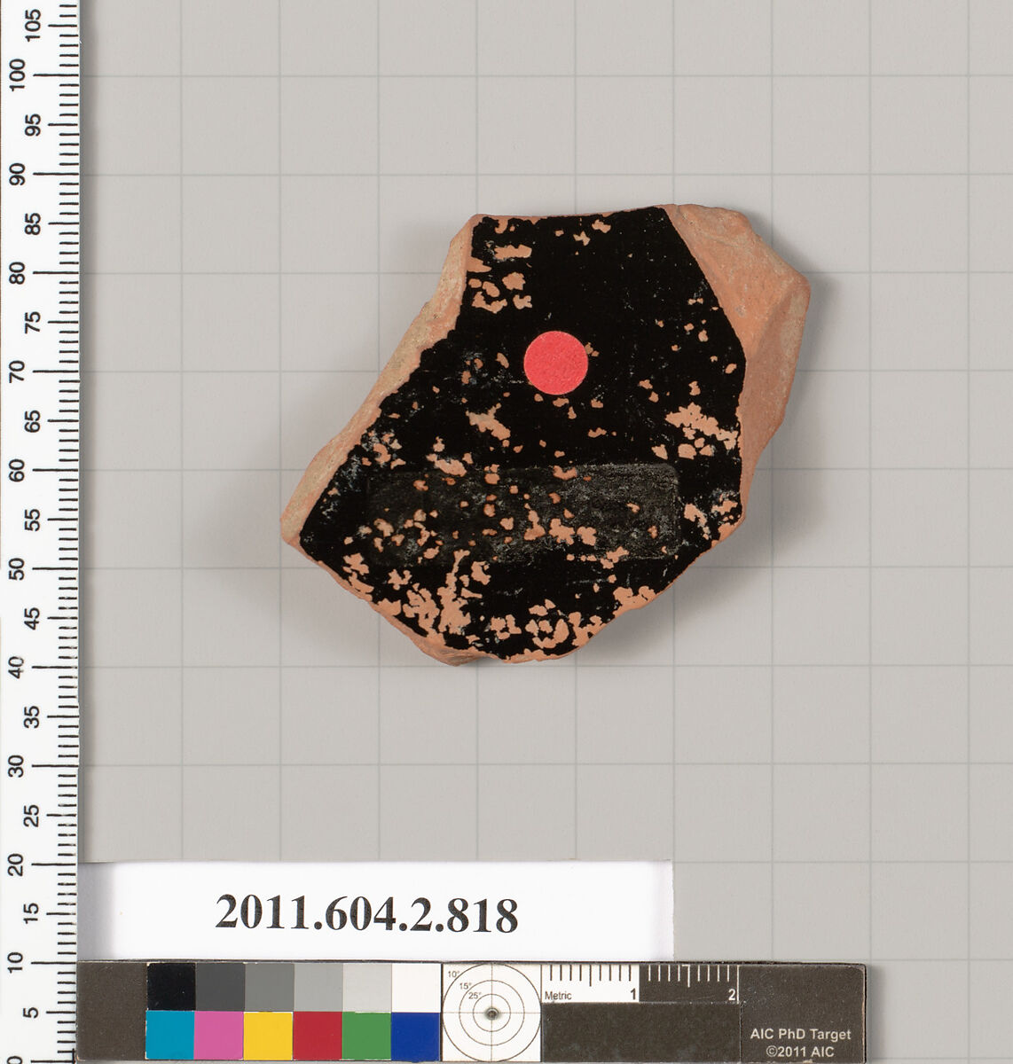 Terracotta fragment of a bell-krater (bowl for mixing wine and water), Terracotta, Greek, Attic