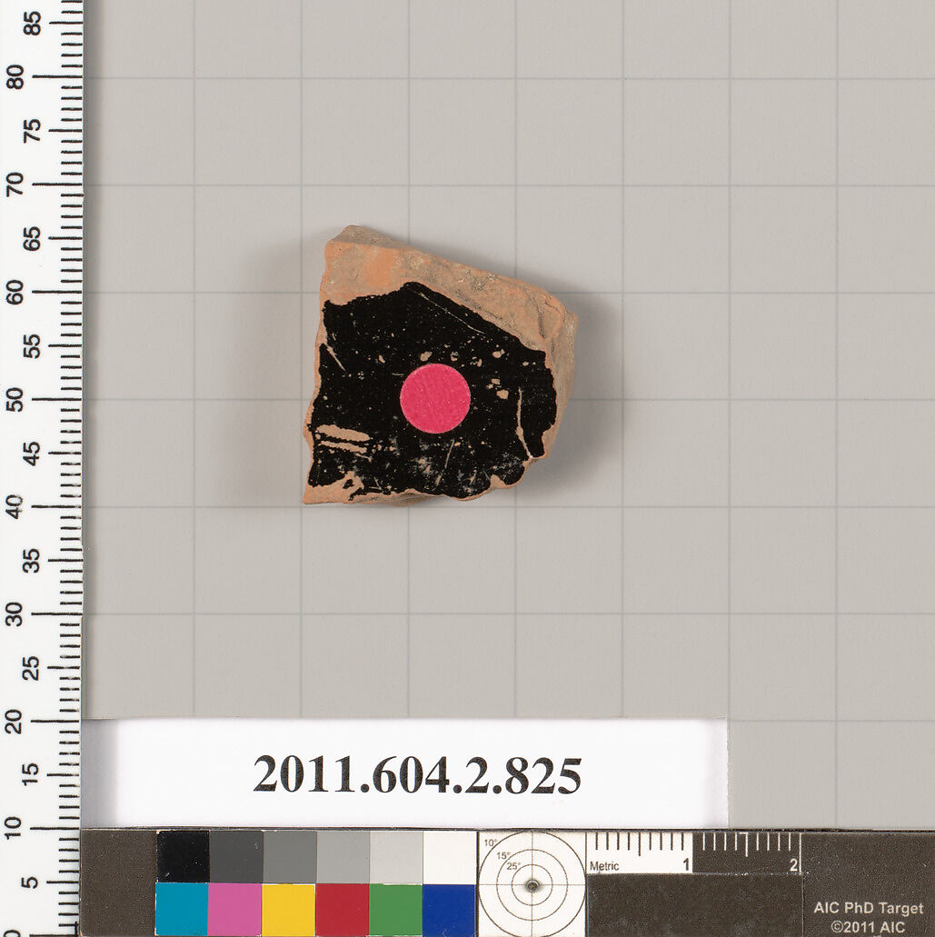 Terracotta fragment of a bell-krater (bowl for mixing wine and water), Terracotta, Greek, Attic