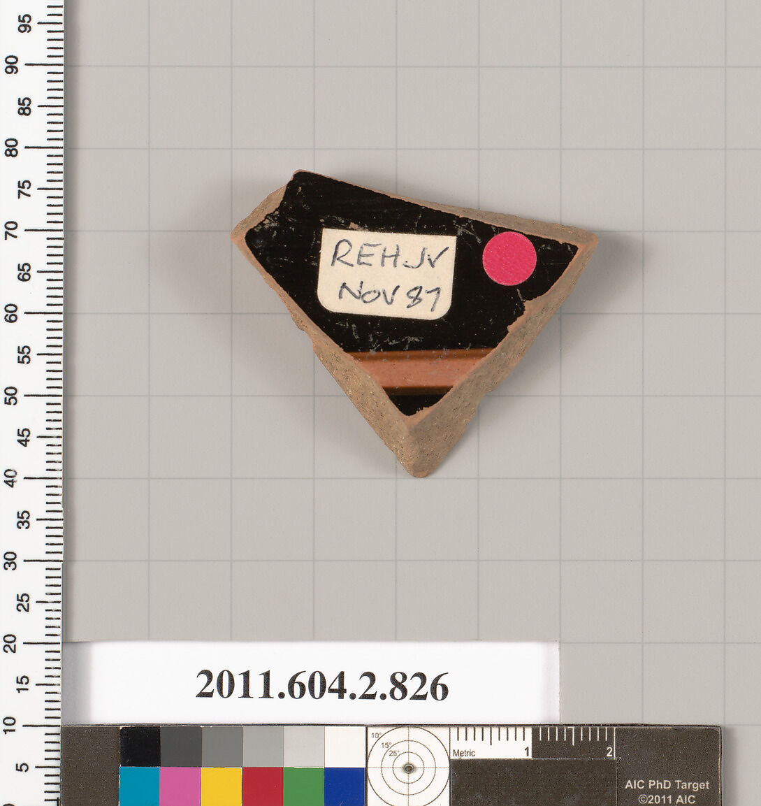 Terracotta fragment of a bell-krater (bowl for mixing wine and water), Terracotta, Greek, Attic