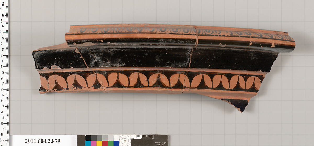 Terracotta Fragment Of A Bell Krater Bowl For Mixing Wine And