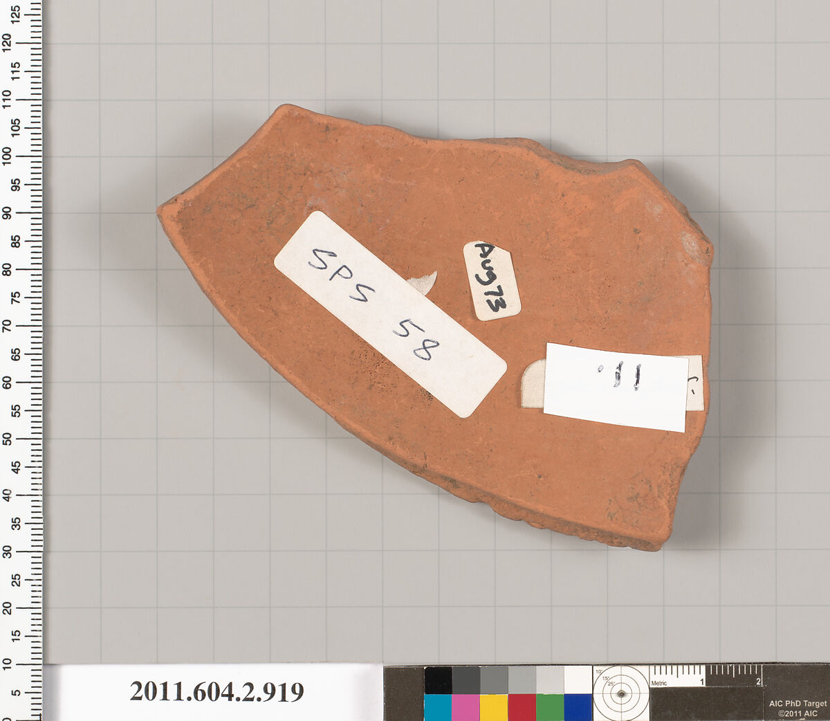 Terracotta fragment of a hydria: kalpis (water jar), Terracotta, Greek, Attic