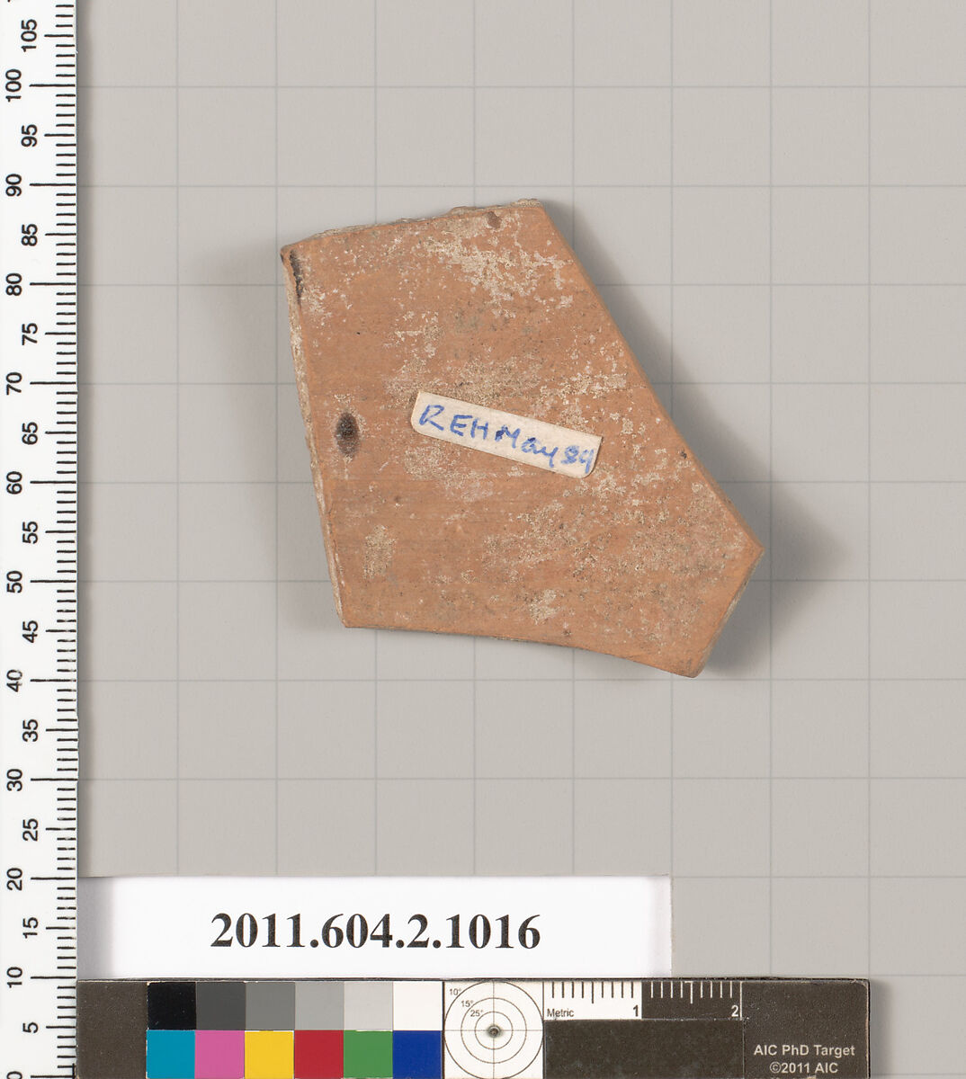 Terracotta fragment of an oinochoe (jug), Terracotta, Greek, Attic
