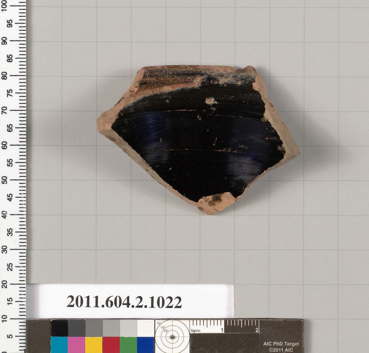 Terracotta fragment of an oinochoe (jug), Terracotta, Greek, Attic