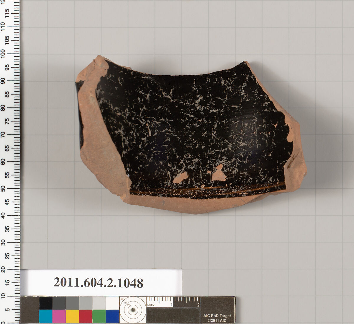 Terracotta fragment of a pelike (jar), Terracotta, Greek, Attic