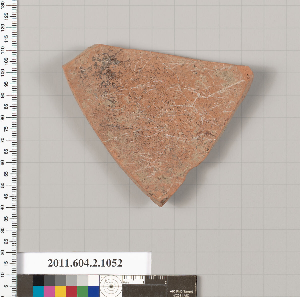 Terracotta fragment of a pelike (jar), Terracotta, Greek, Attic