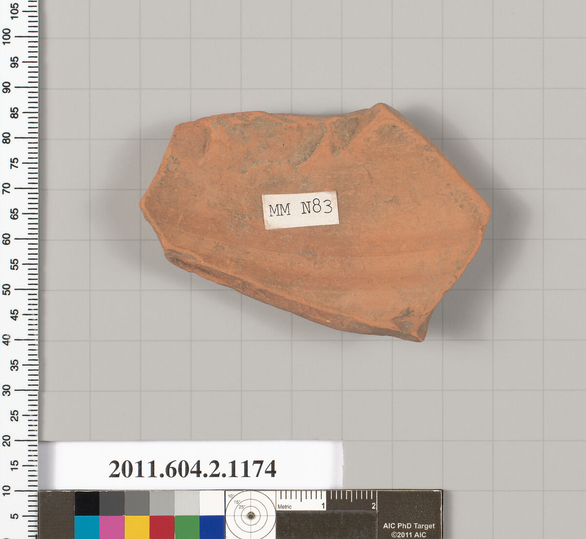 Terracotta fragment of a hydria: kalpis (water jar)?, Terracotta, Greek, Attic