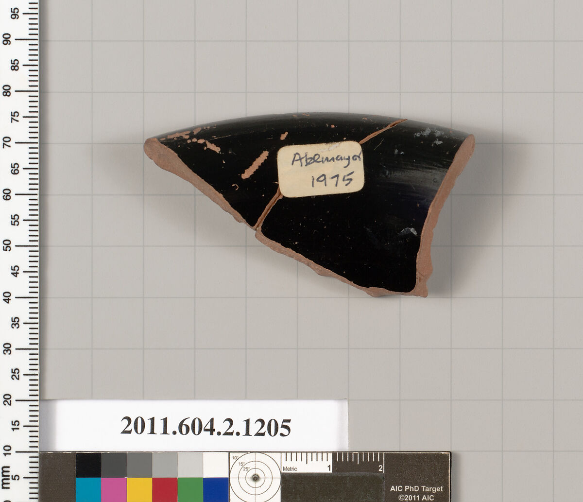 Terracotta fragment from a kantharos: head vase, Terracotta, Greek, Attic