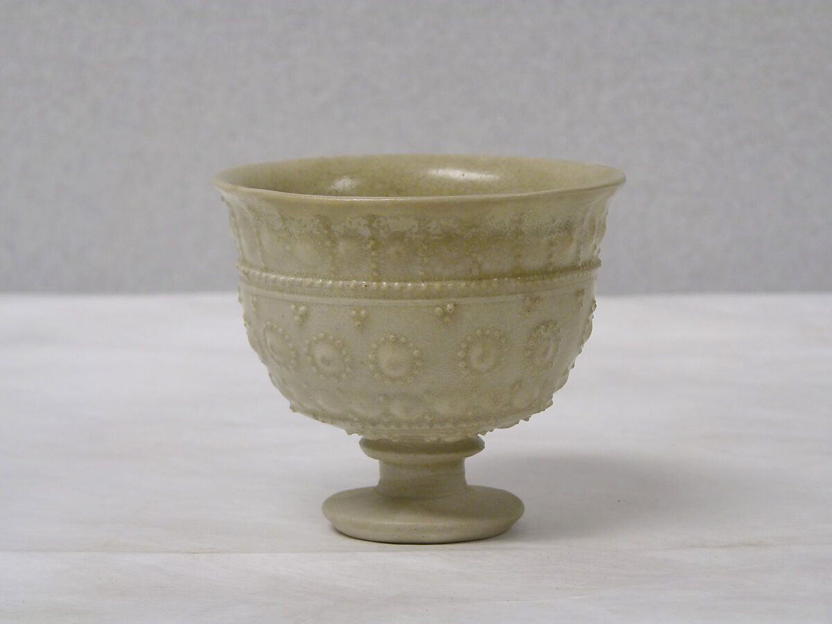 Stem cup, Glazed stoneware, China 