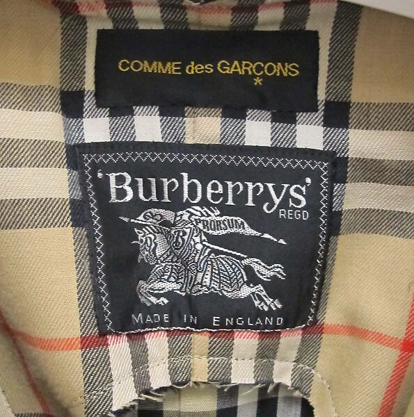 Trench coat, Comme des Garçons (Japanese, founded 1969), cotton, polyester, metal, Japanese