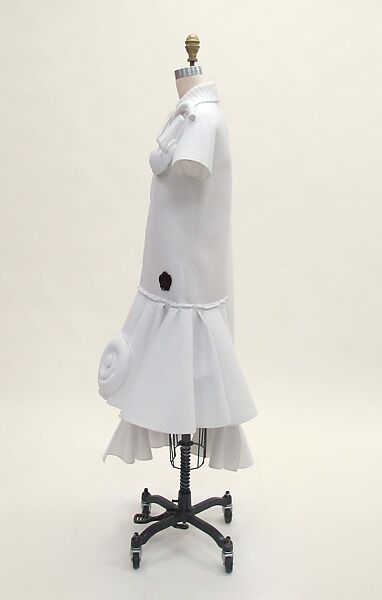 Dress, Viktor &amp; Rolf (Dutch, founded 1993), polyester, synthetic, metal, Dutch