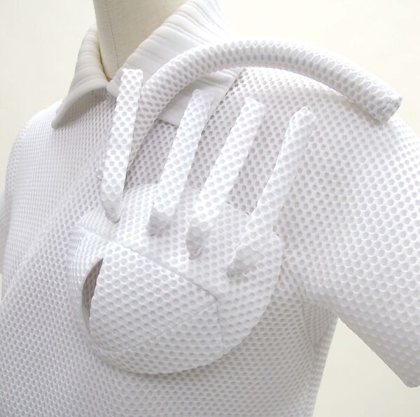 Dress, Viktor &amp; Rolf (Dutch, founded 1993), polyester, synthetic, metal, Dutch