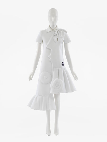 Dress, Viktor and Rolf (Dutch, founded 1993), polyester, synthetic, metal, Dutch 