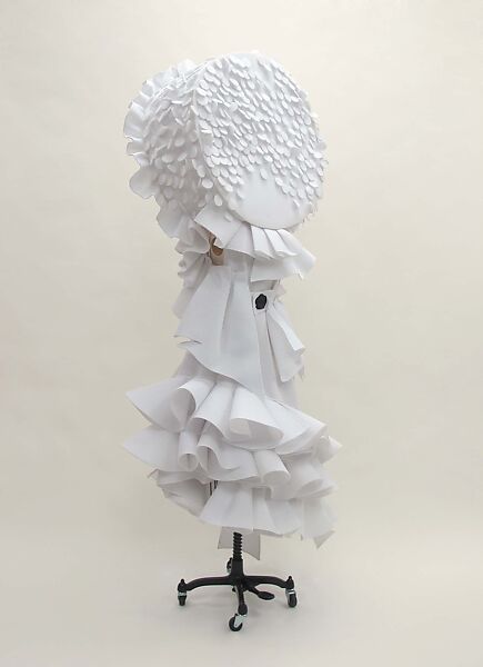 Ensemble, Viktor &amp; Rolf (Dutch, founded 1993), polyester, synthetic, metal, Dutch