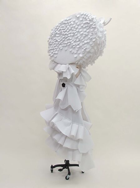 Ensemble, Viktor &amp; Rolf (Dutch, founded 1993), polyester, synthetic, metal, Dutch