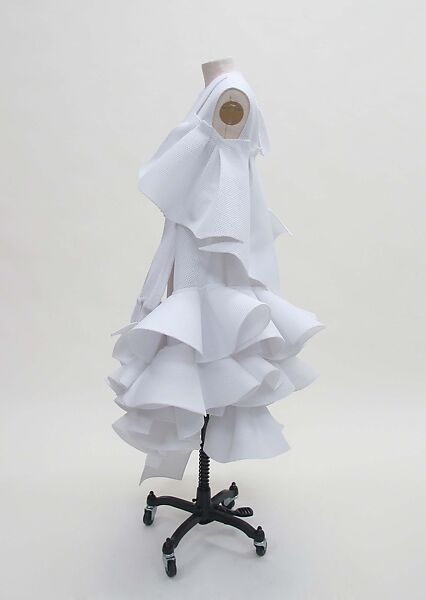 Ensemble, Viktor &amp; Rolf (Dutch, founded 1993), polyester, synthetic, metal, Dutch