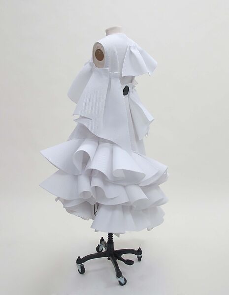 Ensemble, Viktor &amp; Rolf (Dutch, founded 1993), polyester, synthetic, metal, Dutch