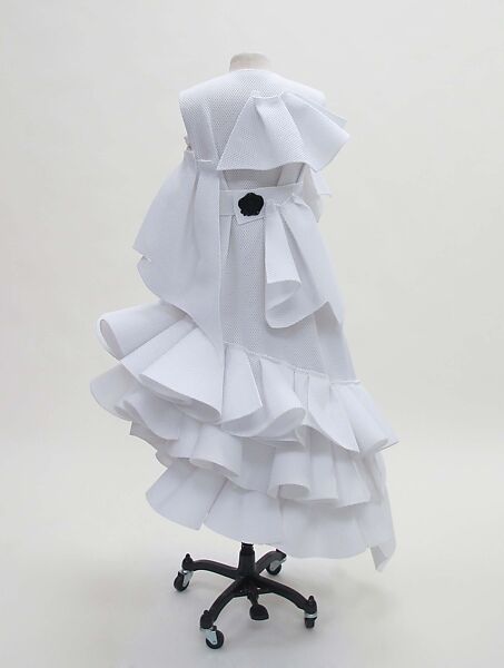 Ensemble, Viktor &amp; Rolf (Dutch, founded 1993), polyester, synthetic, metal, Dutch