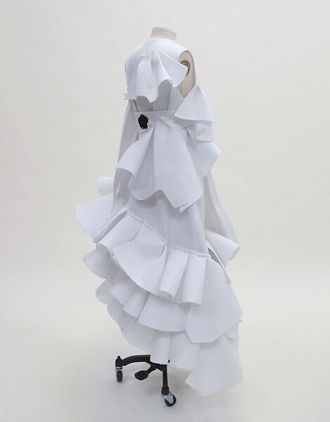 Ensemble, Viktor &amp; Rolf (Dutch, founded 1993), polyester, synthetic, metal, Dutch