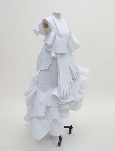 Ensemble, Viktor &amp; Rolf (Dutch, founded 1993), polyester, synthetic, metal, Dutch